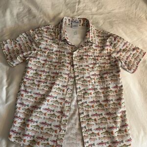 Blue Quail Boys Performance Shirt - Fish